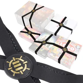 Enhance Brettspielbänder - Elastische Boxbänder Mit Haltbarem Strukturiertem Griff Für Brettspielboxen, Tabletop-Spiele Und Kartenspiele Travel & Storage (5er-Set)