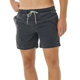 Rip Curl Offset Washed Volley Schwarz S