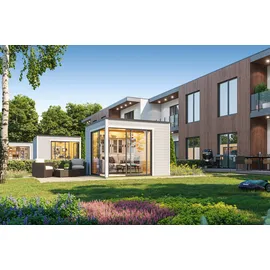 Nordic Holz Palermo 3 3 x 3 m Grau