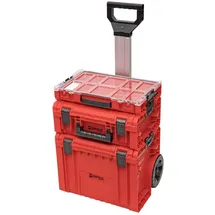 QBRICK SYSTEM Werkzeugwagen Aluminium/Kunststoff/Polyamid 45 l rot