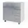 Vicco Waschbeckenunterschrank Ilias, Weiß Hochglanz, 60 x 60.8 cm,