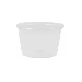 Papstar Dressingbecher rund 100 ml 50 St. Transparent
