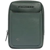 Piquadro Black Square Umhängetasche Leder 17 cm green