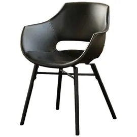KAWOLA Zaja Kunstleder vintage schwarz