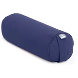 Bodhi Yoga Mini-Bolster (rund), Nackenrolle, Eco, Buchweizenschalen Dunkelblau blau No Size