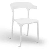 Stuhl California Kunststoff Weiß Stapelbar Modell Comfort