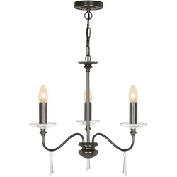 Finsbury Park Kronleuchter mit 3 Lichtern, alte Bronze - FP3-OLD-BRZ