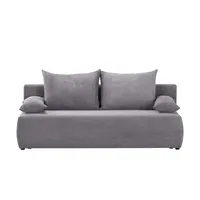 Sofa.de Schlafsofa Libia ¦ grau ¦ Maße (cm): B: 200 H: 90 T: 91.0