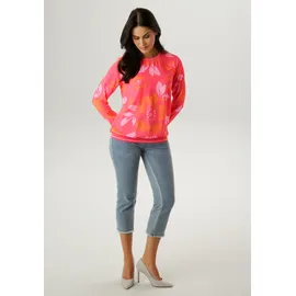Aniston SELECTED Shirtbluse orange/rosa/rot 42