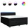 vidaXL Boxspringbett 180 x 200 cm Schwarz