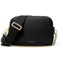 Michael Kors Dblzp Chn Camera Xbody Leather Black