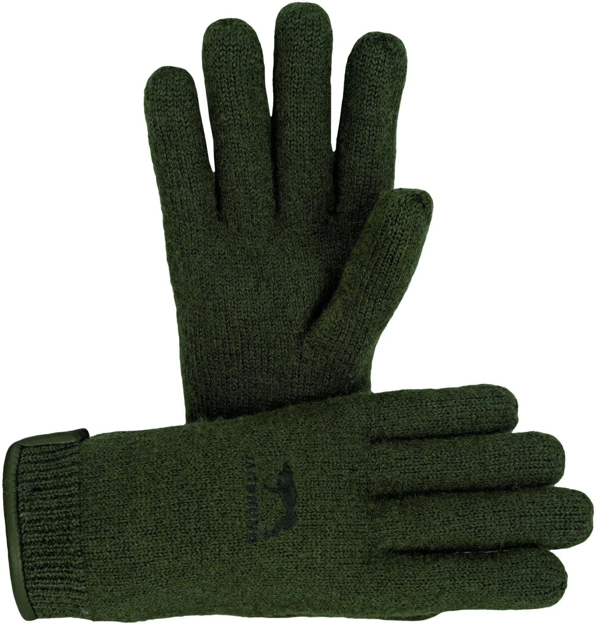 Jagdhund Strickhandschuh Straden, oliv, XXL