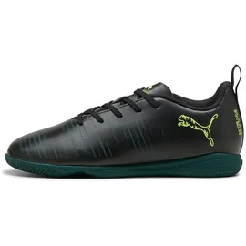 Puma Future 8 Play It Jr Fussballschuh, Black Fizzy Light Green Terrain