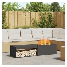 vidaXL Feuerstelle Ø 35 cm Schwarz