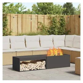vidaXL Feuerstelle Ø 35 cm Schwarz