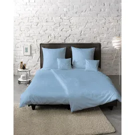 FLEURESSE Colours 009100 mittelblau 135 x 200 cm + 80 x 80 cm