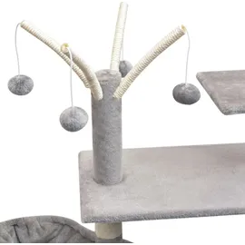 vidaXL Katzen-Kratzbaum 125 cm grau
