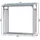 Quick Star Kaminholzregal Aluminium 185 x 70 x 185 cm 2 Stück Grau