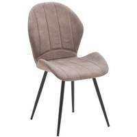 Livetastic Stuhl, Sand, Metall, Textil, konisch, Rundrohr, 51x89x56 cm, Esszimmer, Stühle, Esszimmerstühle, Vierfußstühle