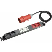 Adam Hall 87473 19" Parts 19" Stromverteiler 6fach 1 HE,