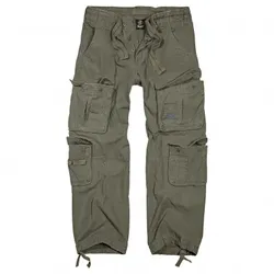 Brandit Herren Cargo-Hose Pure Vintage (oliv), XL