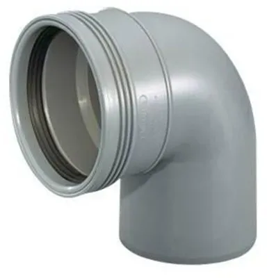 Wafix pp bend 88.5° x 75 mm grey