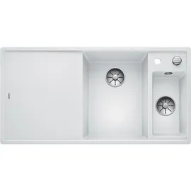 Blanco Axia III 6 S rechts weiß + Excenterbetätigung + InFino + Glasschneidbrett