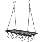 Ambiente Haus Hängekorb Topfhänger Eisen Schwarz