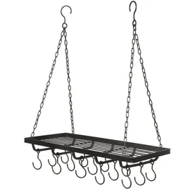 Ambiente Haus Hängekorb Topfhänger Eisen Schwarz