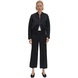 Someday Charlie Cropped Bundfaltenhose Schwarz 42