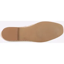 Heine Ballerina HEINE, Damen, Gr. 35, taupe, Glattleder, Leder, Rindsleder, Schuhe Ballerina