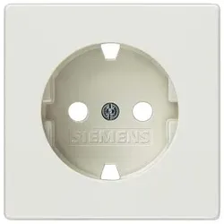 Siemens 5UH10651 DELTA style Steckdosenabdeckung ohne Einsatz, platinmetallic