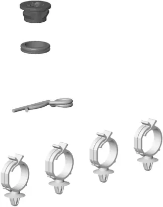 Dornbracht Halter für Aquamoon ATT 9010010900190 90100109001 25,85 x 41,3 x 17 mm