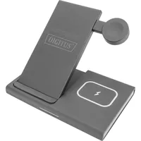 Digitus 3in1 Ladestation faltbar wireless schwarz (DA-10084)