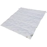 Betten Hofmann Hofmann White Sibiria 6-Kammer Sommer Daunendecke Daunenbett 200x220 100% Daunen - Weiß