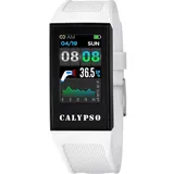 Calypso K8501 BT 41,30 mm Kautschukgehäuse mehrfarbig Sportarmband weiß M