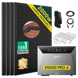 solarmars Balkonkraftwerk monokristallin 2000 W inkl. Anker Solix Solarbank 4 E5000 Pro 500 W