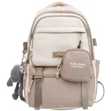 ZOOMIMI Wasserdichter Rucksack für Schüler, Schulrucksack, adretter Rucksack, lässiger Tagesrucksack, große Kapazität, Rucksack für Damen und Herren - As shown in the picture (error 1-3cm)