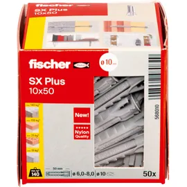 Fischer Spreizdübel SX Plus 10 x 50 50 Stück
