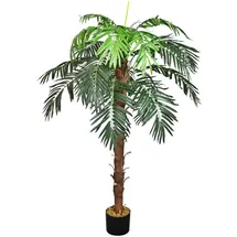 Decovego künstliche Kokospalme, Kunstpflanze,140 cm, Kunstpalme