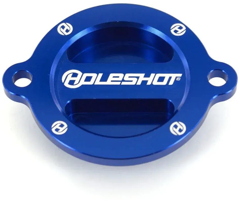 Holeshot 46408 Ölfilterdeckel - Blue - One Size