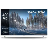 Thomson 40 Zoll (101 cm) Easy TV FHD LED Weiß Fernseher – 40FD2S13W – 2023