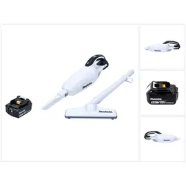 Makita DCL 181 FF1 W Akku Staubsauger 18 V Weiß + 1x Akku 3,0 Ah - ohne Ladegerät