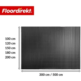 casa pura Sichtschutzelement 100 x 500 cm Grau PVC