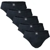 CECEBA Herren Slips, Vorteilspack - Sport Slip 5er Pack in Schwarz 3XL