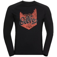 Odlo Merino Warm Forest Long-Sleeve T-Shirt black L