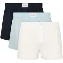 Ellesse Web-Boxershorts Schwarz/Weiß/Blau M 3er Pack