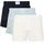 Ellesse Web-Boxershorts Schwarz/Weiß/Blau M 3er Pack