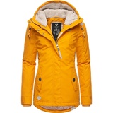 Ragwear Winterjacke RAGWEAR "Monade" Gr. XL (42), gelb (hellgelb) Damen Jacken Lange
