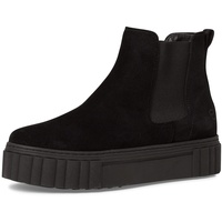 TAMARIS Damen Chelsea Boots Leder; BLACK/schwarz; 37 EU